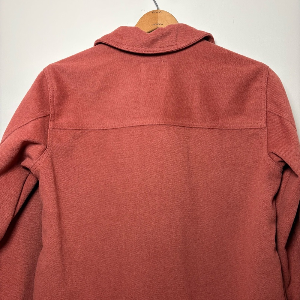 Old Navy Soft-Brushed Utility Shacket Rusty Red Women’s Sz Small Shirt Jacket - Picture 10 of 10